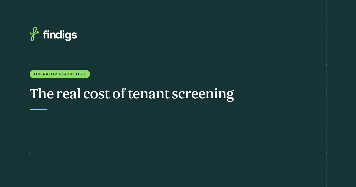how much does tenant screening cost